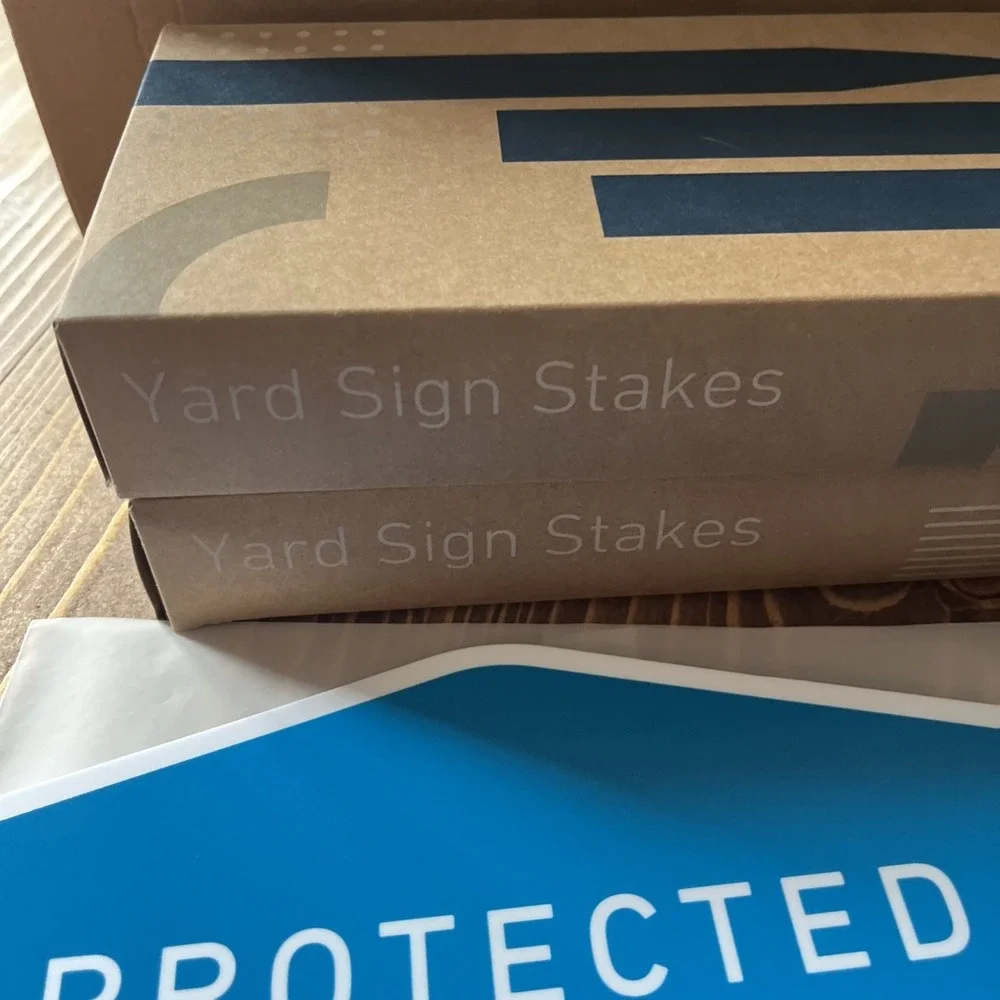 NEW IN BOX - SimpliSafe Yard Sign, Stake and Window Decal Set Of 2 Security